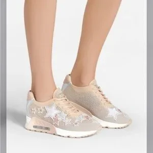 Ash Women's Lucky Star Sneaker, Tofu, 7 並行輸入品 Ash Pink Lucky Star Sneakers